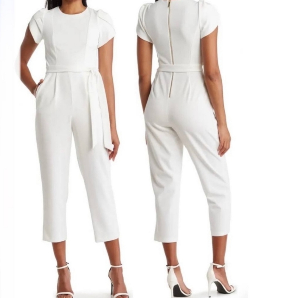 NWT White jumpsuit
